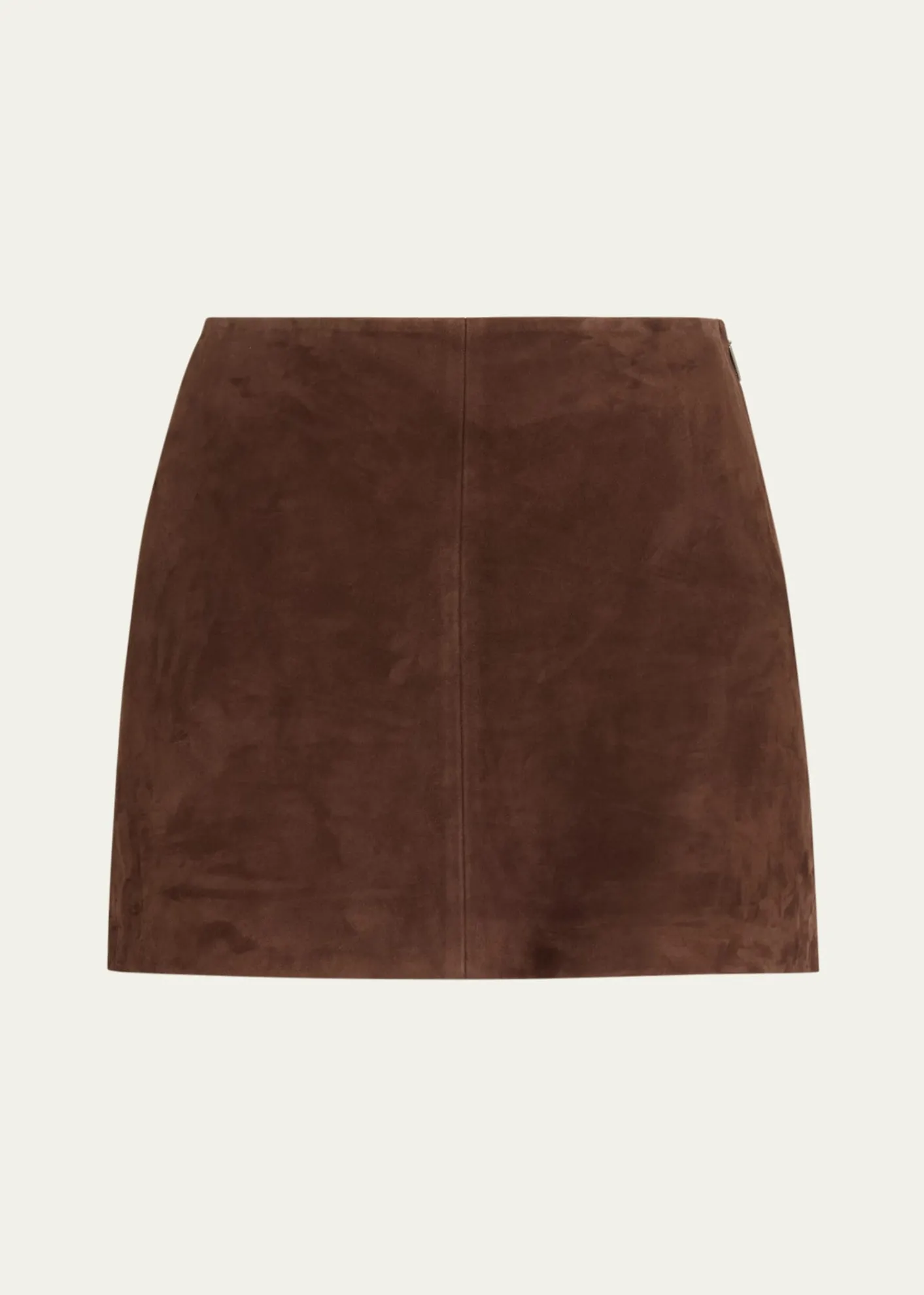 ArmaMelody A-Line Suede Mini Skirt