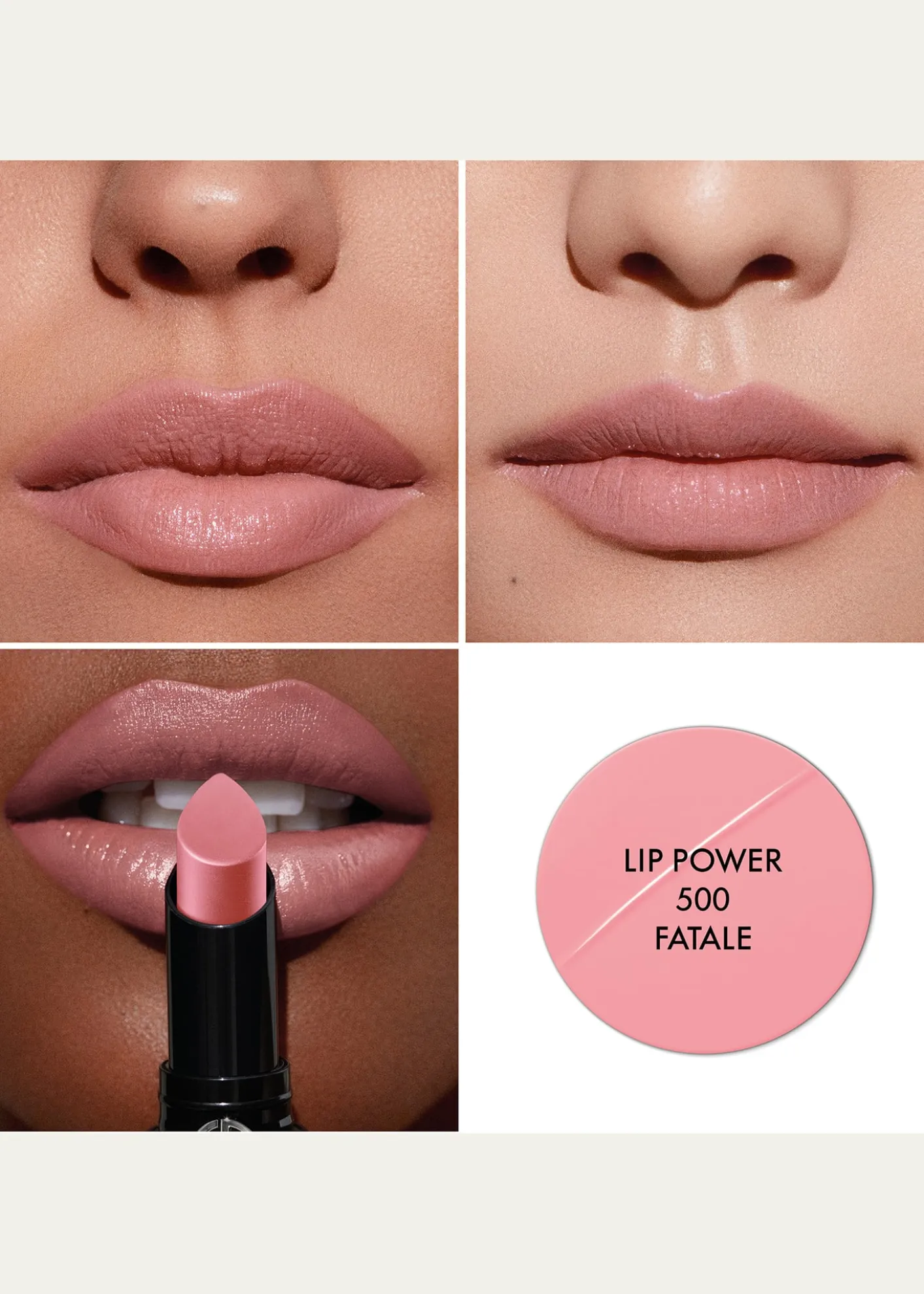 ARMANI beautyLip Power Satin Long Lasting Lipstick