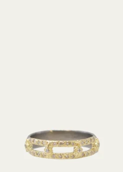 Armenta18K Yellow Gold and Sterling Silver Ring with White Diamonds