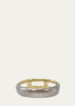 Armenta18K Yellow Gold and Sterling Silver Ring with White Diamonds