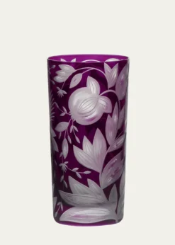 ArtelVerdure Purple Crystal Highball Glass, 17.5 oz.