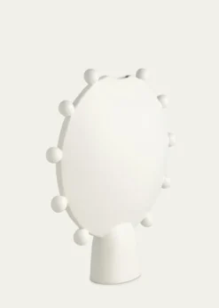 Ashley Childers for Global ViewsSpheres Collection White Vessel