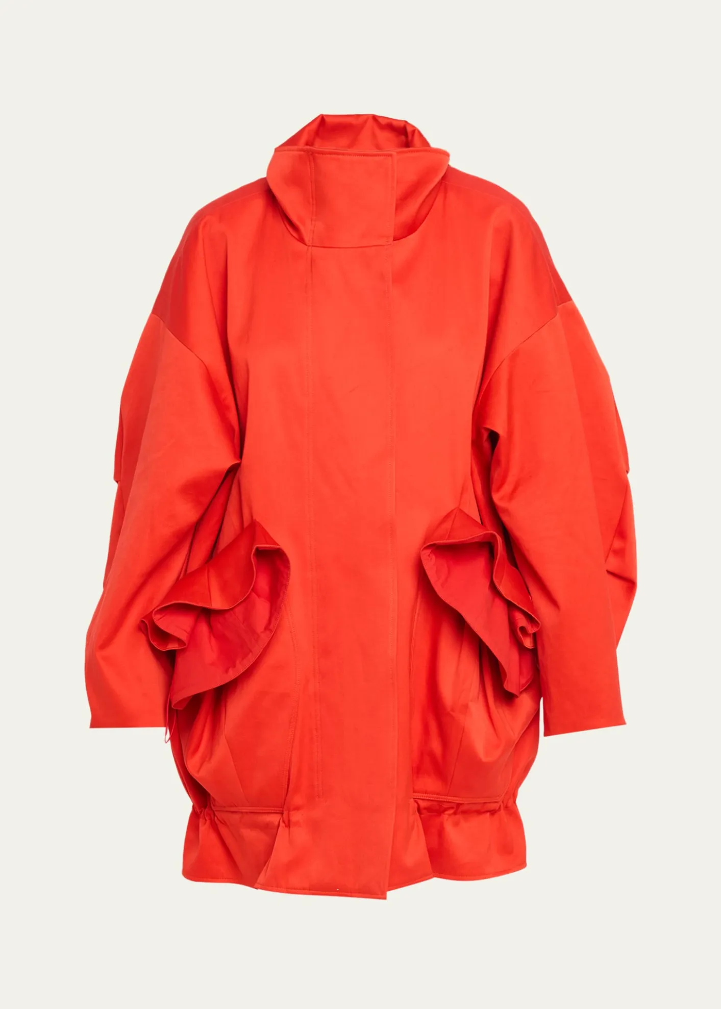 ASHLYNChandra Ruffled Cocoon Coat