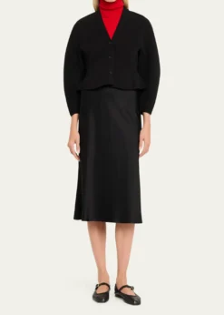 ASHLYNHenry Cropped Fine Knit Cardigan