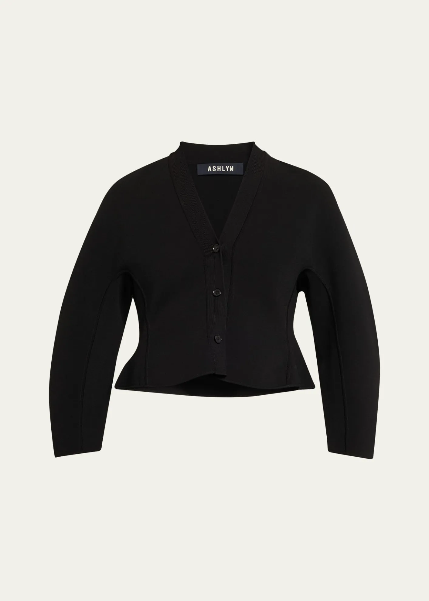 ASHLYNHenry Cropped Fine Knit Cardigan