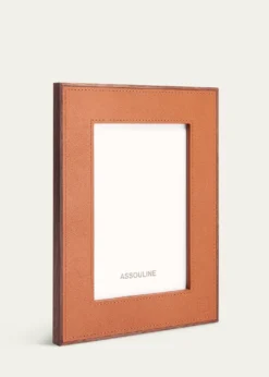 AssoulineHeritage Leather Picture Frame, 5