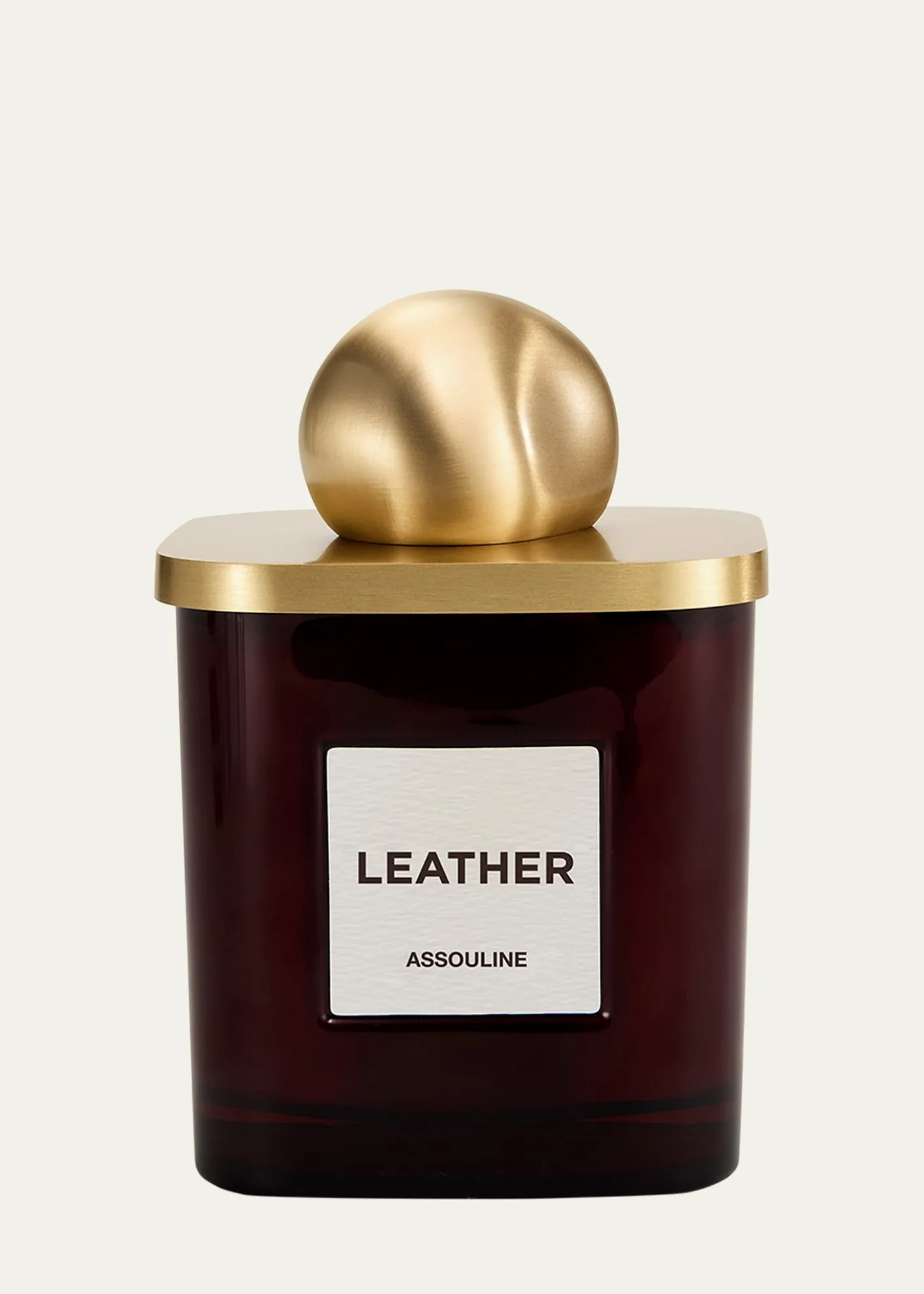 AssoulineLeather Candle, 8 oz.