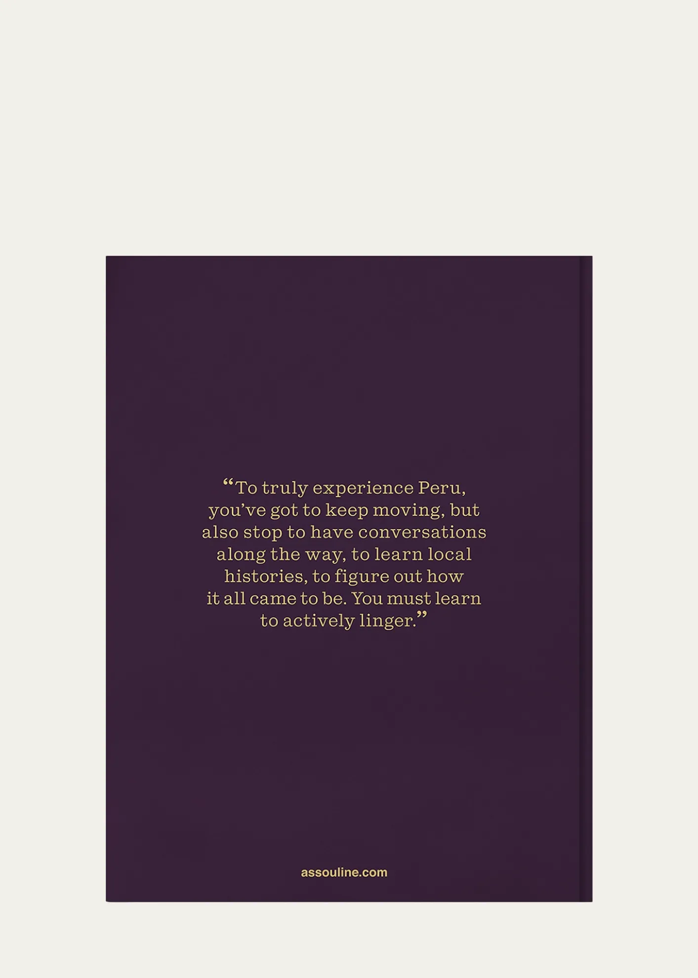 Assouline"Peru: An Odyssey across a Time-Honored Land" Book by Catherine Contreras