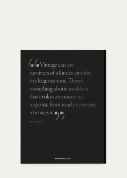 Assouline"Vintage Cars (2nd Edition)" Book with Introduction by Ken Gross