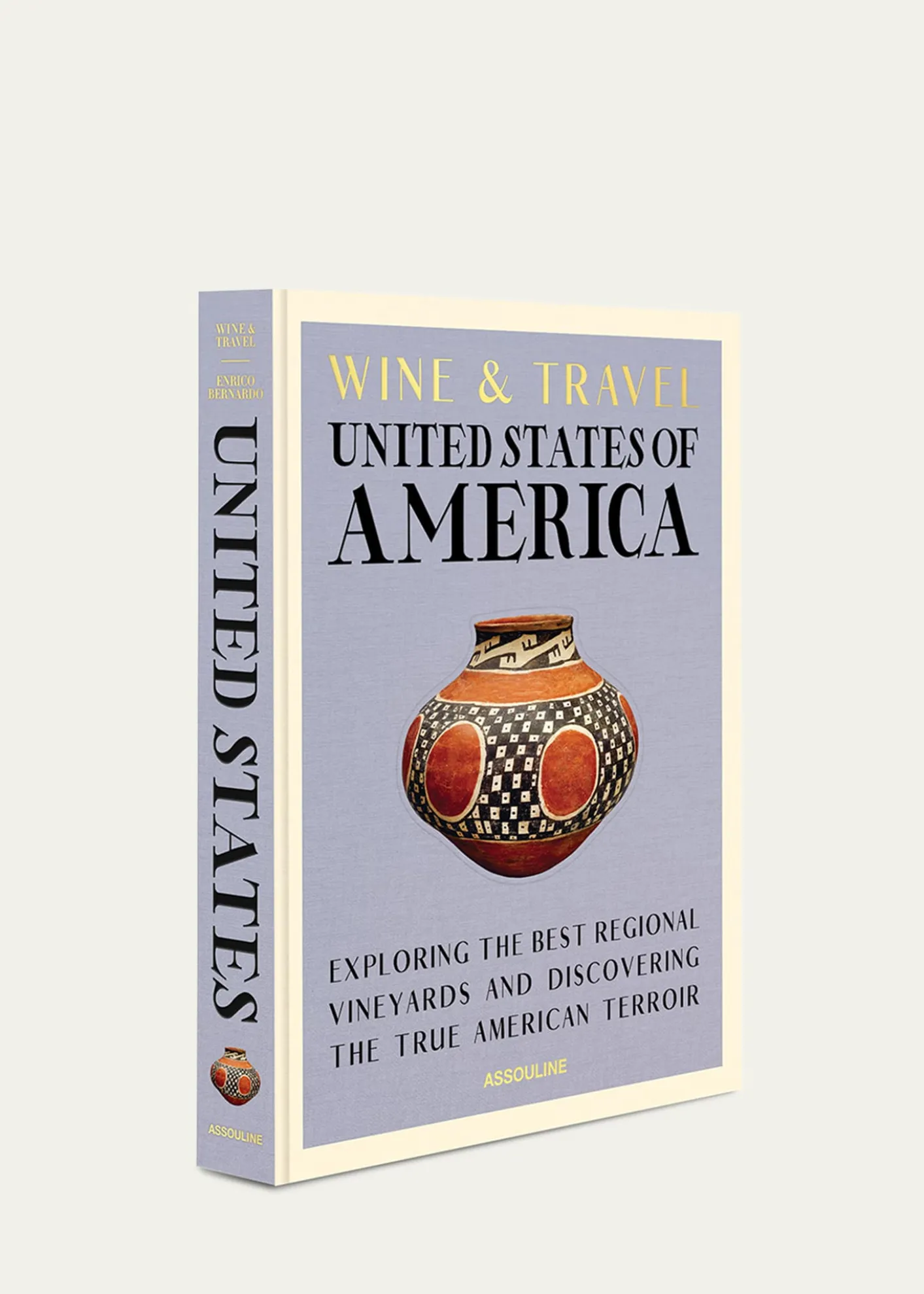 Assouline"Wine & Travel: USA" Book by Enrico Bernardo