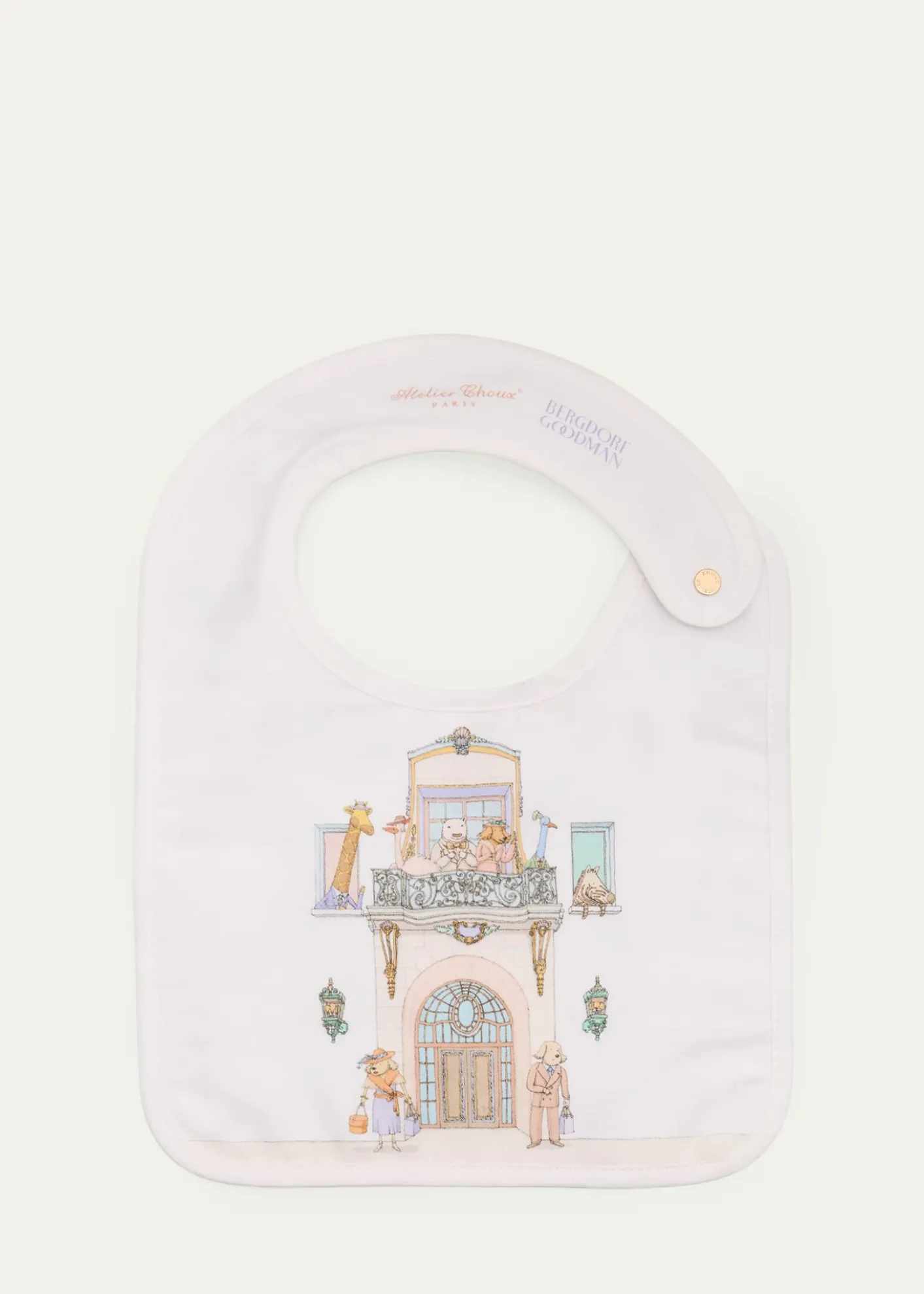 Atelier Chouxx Bergdorf Goodman Satin Bib