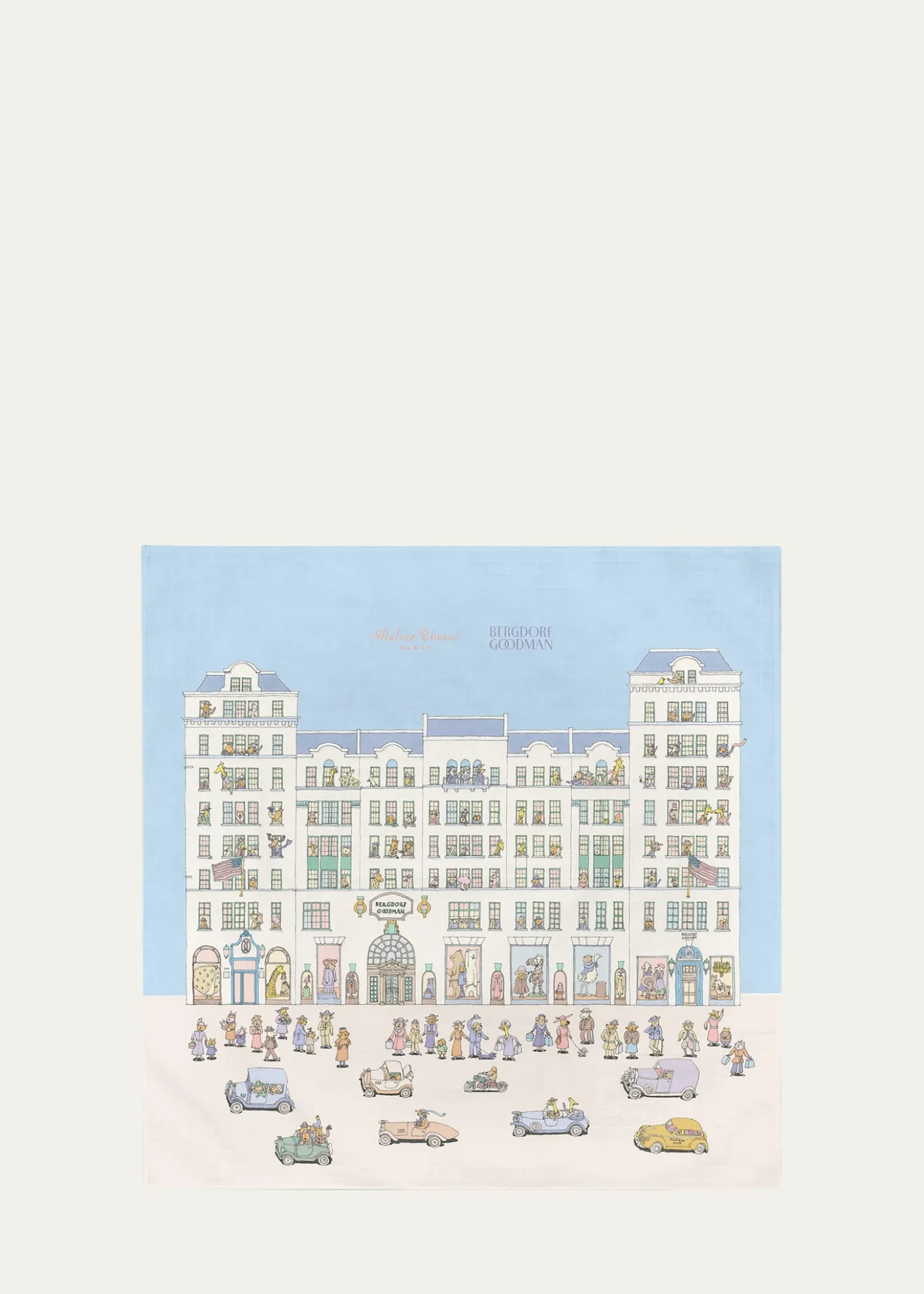 Atelier Chouxx Bergdorf Goodman Animated Flat Sheet