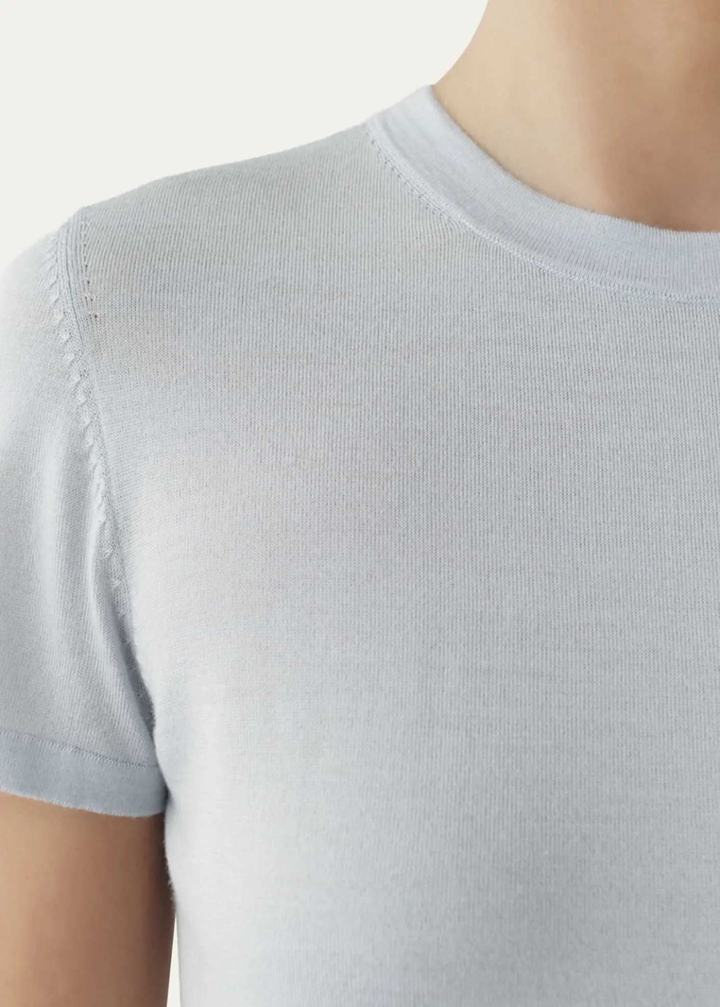 AtterseeCashmere and Silk Short-Sleeve Tee
