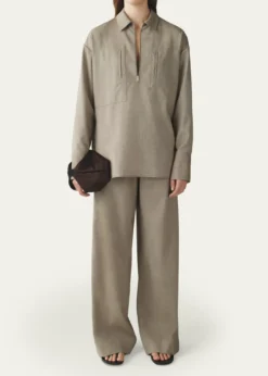 AtterseeThe Slouch Pants in Lightweight Wool Suiting