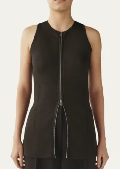 AtterseeViscose Knit Sleeveless Top