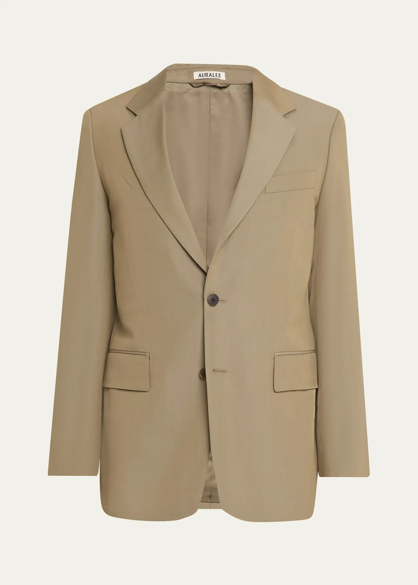 AURALEEMen's Single-Breasted Wool Blazer