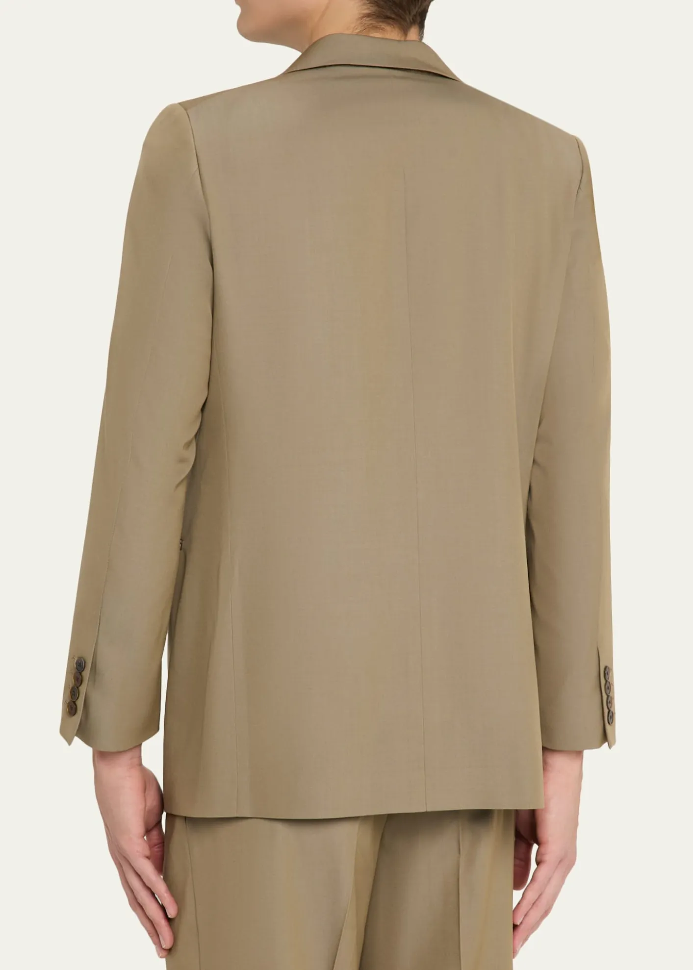 AURALEEMen's Single-Breasted Wool Blazer