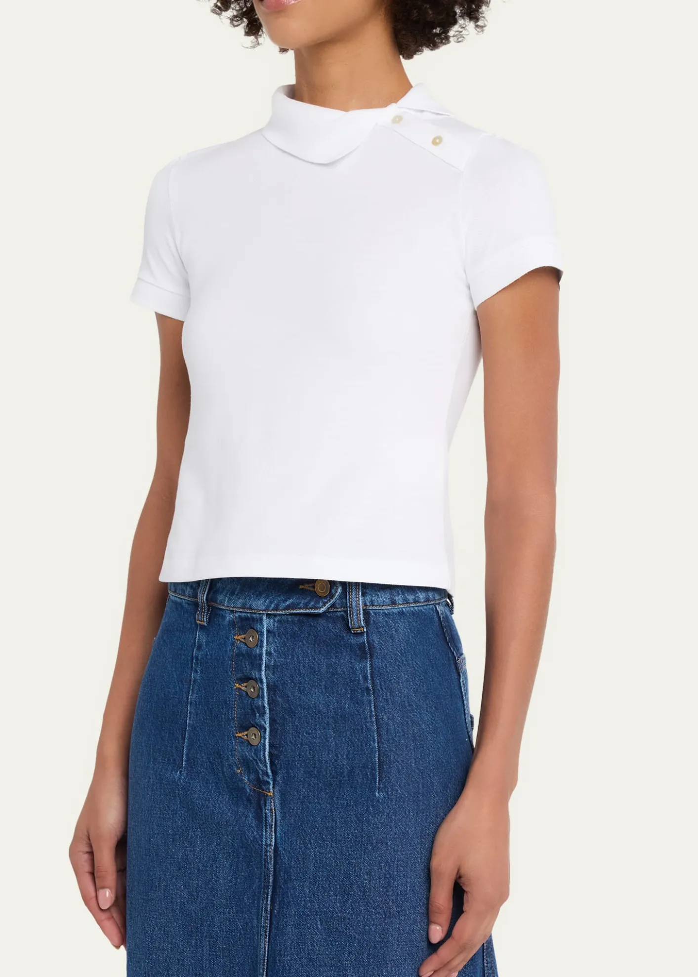 A.W.A.K.E. MODECollared Tennis Top