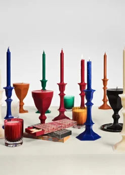 BaccaratHarcourt Candlestick Candle, Blue