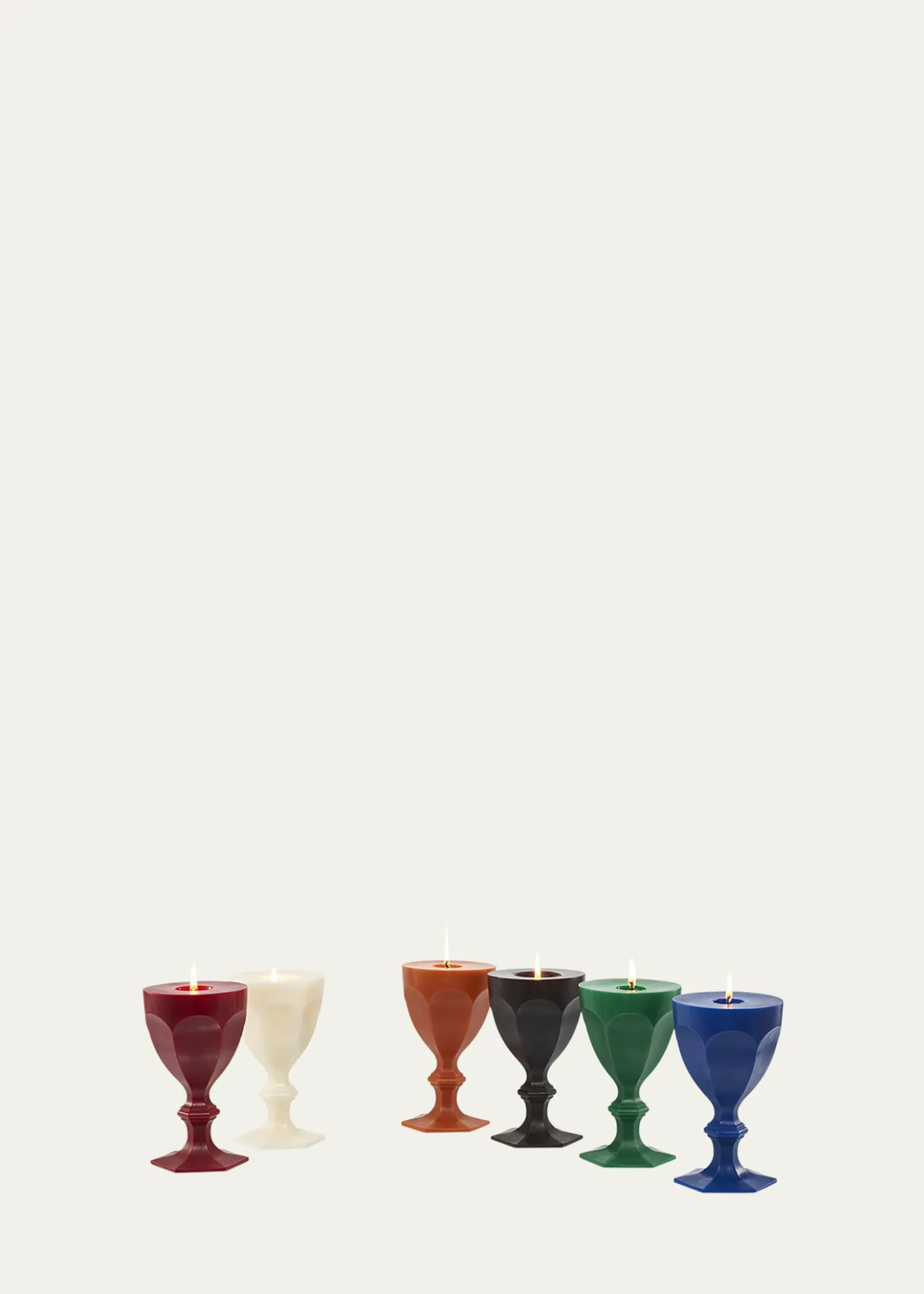 BaccaratHarcourt Goblet Candle, Green