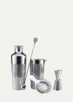 BaccaratHarmonie Stainless Steel 4-Piece Bar Accessories Set