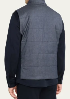 BaldassariMen's Arena Vest with Knit Inserts
