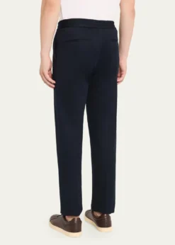 BaldassariMen's Jersey Straight-Leg Drawstring Pants