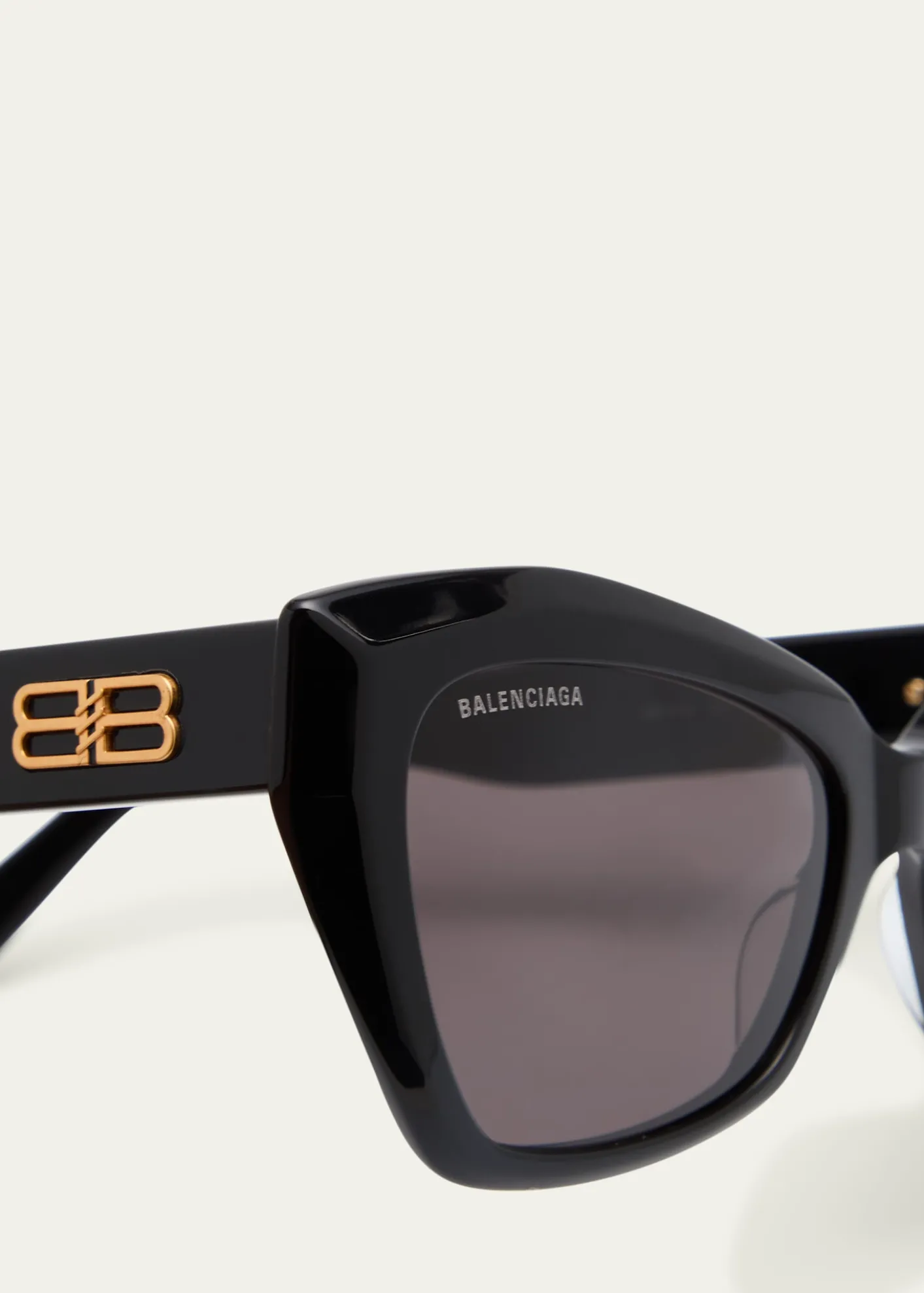 BalenciagaBB0271S Logo Acetate Butterfly Sunglasses