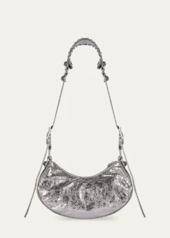 BalenciagaCagole XS Metallic Stud Hobo Shoulder Bag