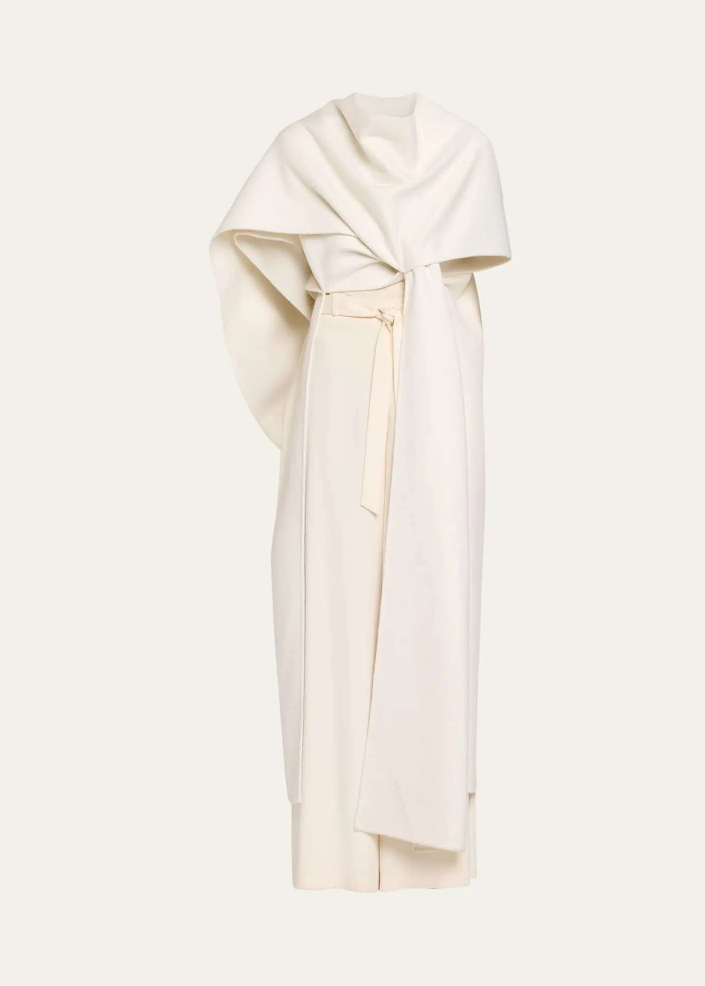 BalenciagaCashmere Scarf Coat