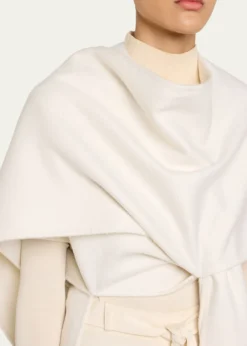 BalenciagaCashmere Scarf Coat