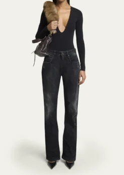 BalenciagaCity Straight-Leg Jeans