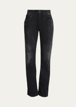 BalenciagaCity Straight-Leg Jeans