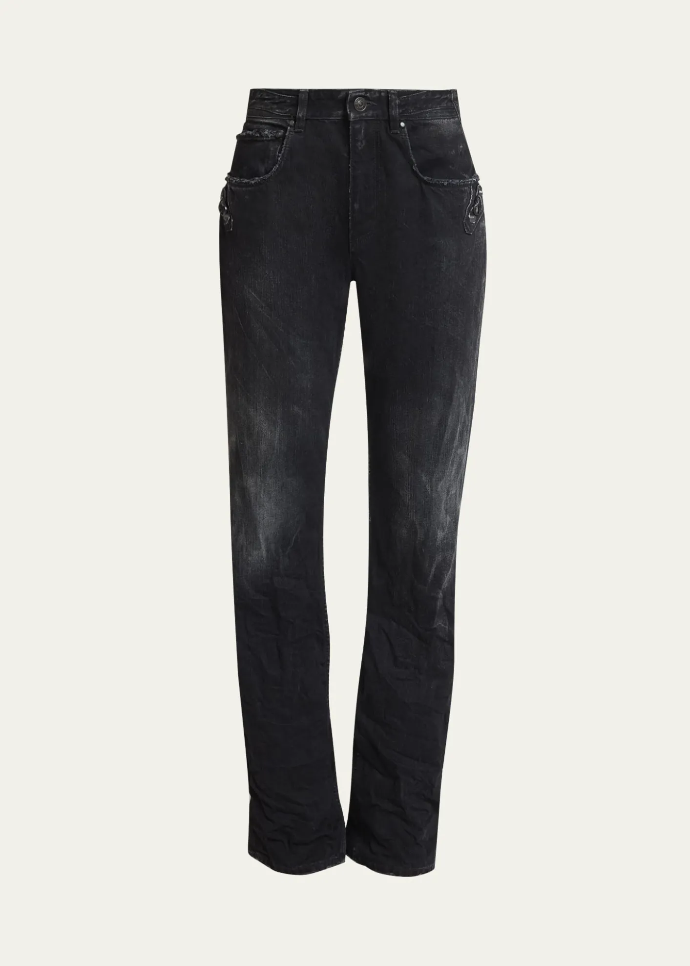 BalenciagaCity Straight-Leg Jeans