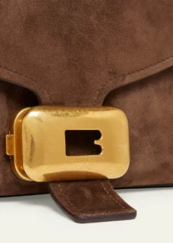 BalenciagaClicca Medium Suede Shoulder Bag