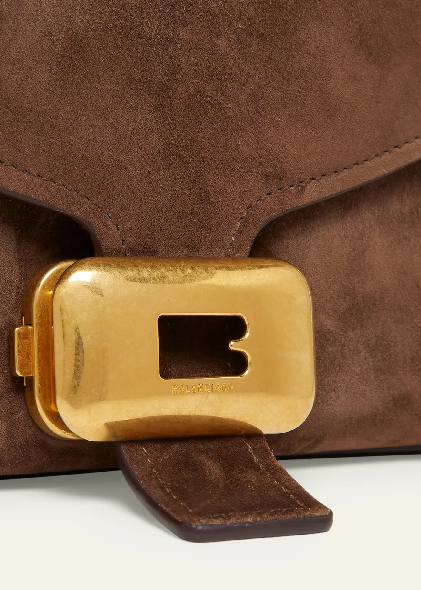 BalenciagaClicca Medium Suede Shoulder Bag