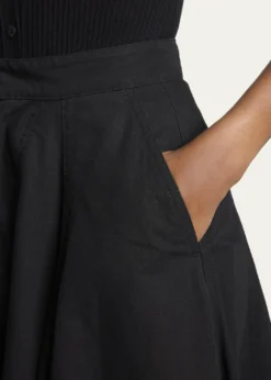 BalenciagaCotton Godet Maxi Skirt