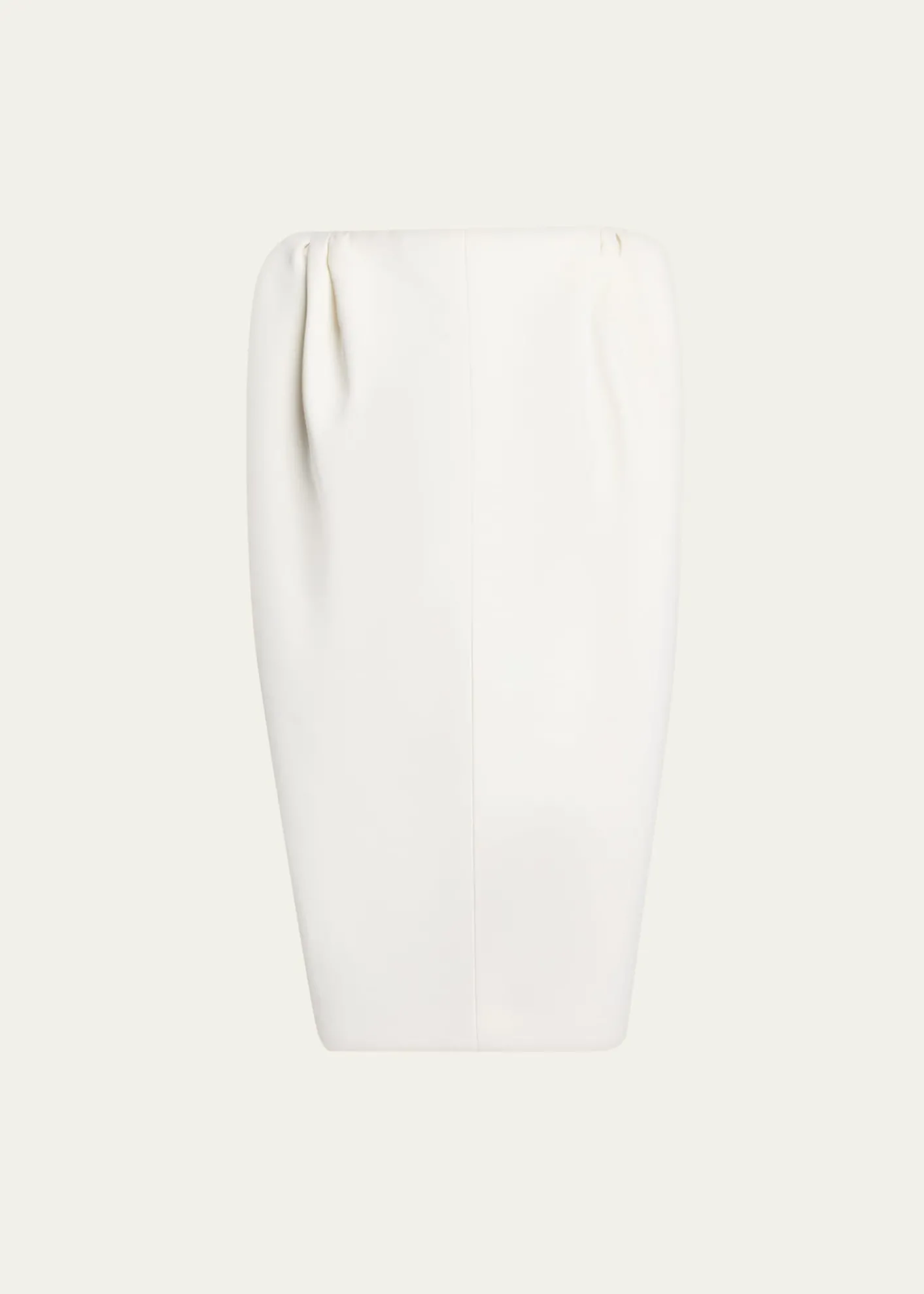 BalenciagaGathered-Shoulder High-Neck Mini Sack Dress