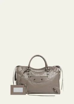 BalenciagaLe City Lambskin Leather Tote Bag