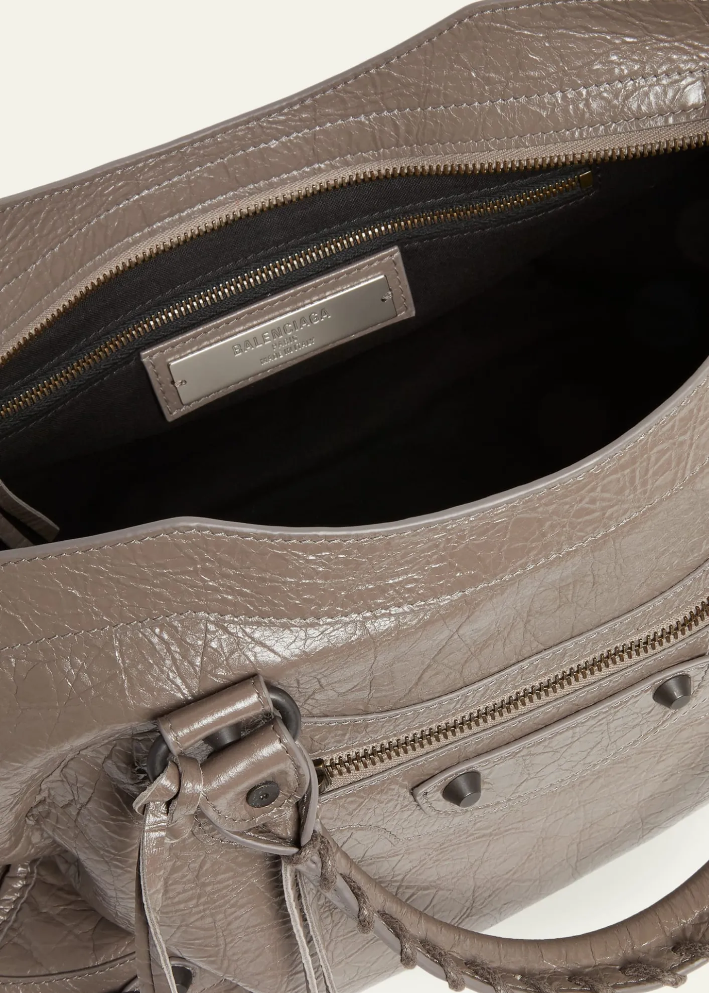BalenciagaLe City Lambskin Leather Tote Bag