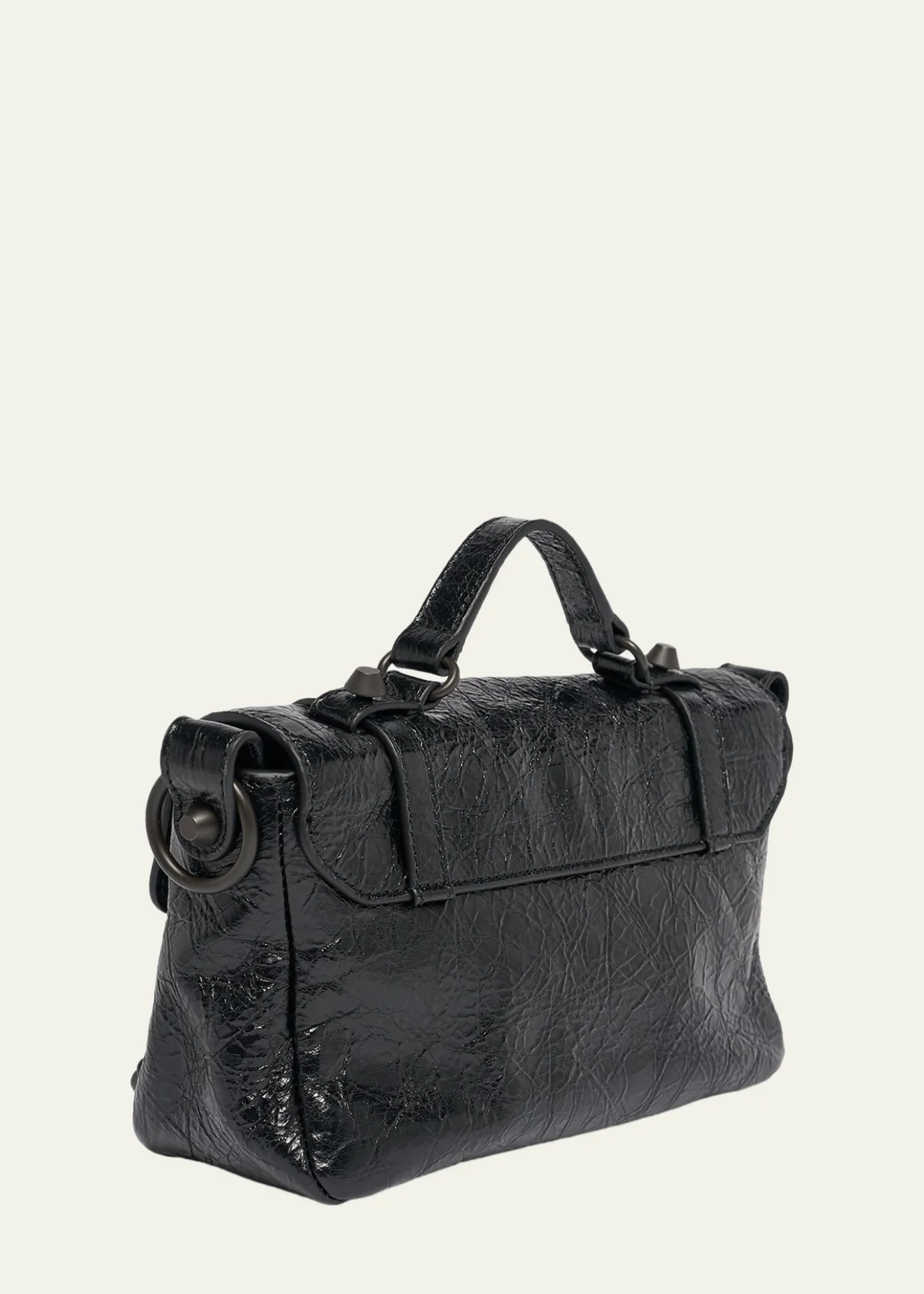 BalenciagaLe City Leather Crossbody Bag