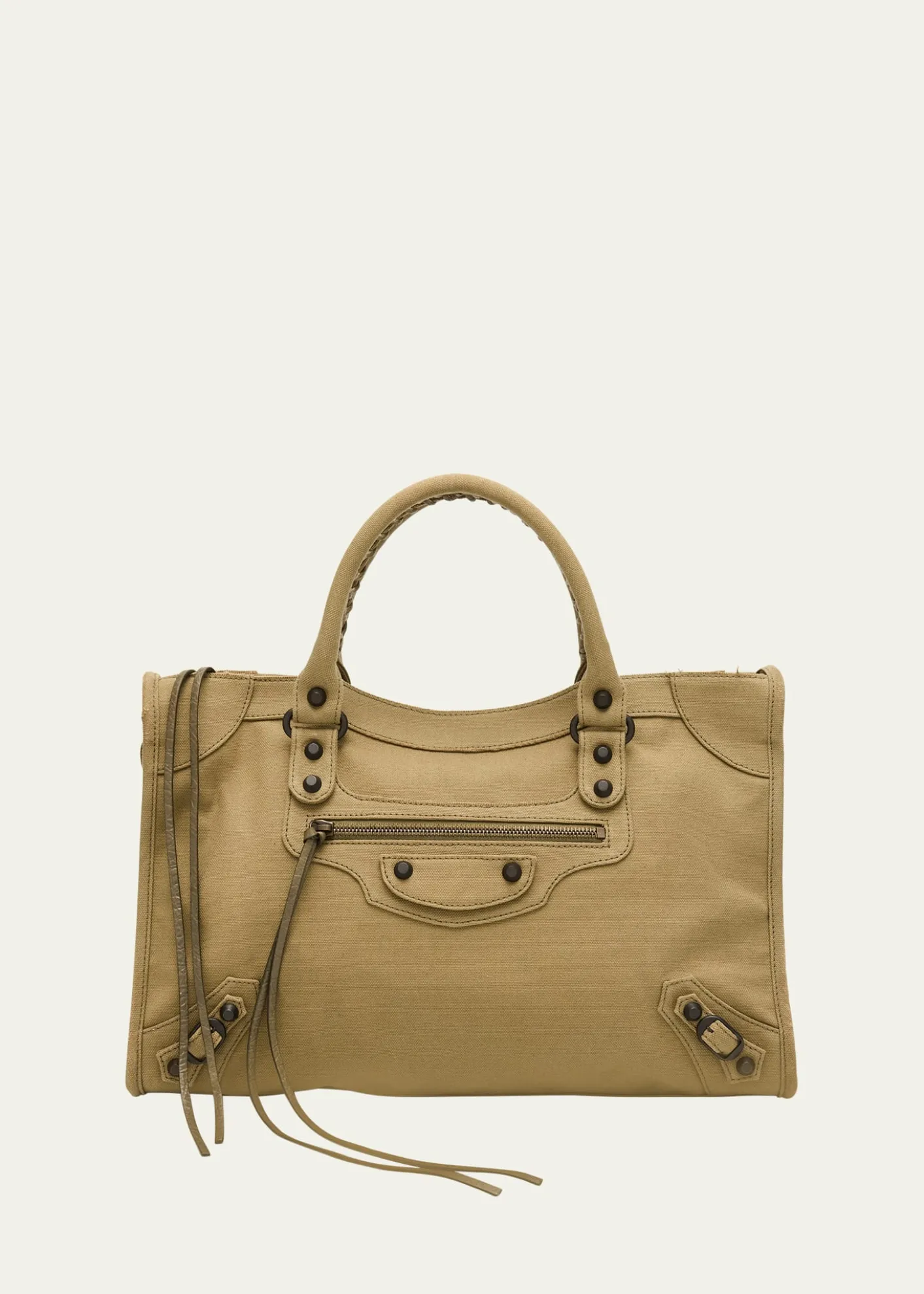 BalenciagaLe City Medium Canvas Top-Handle Bag