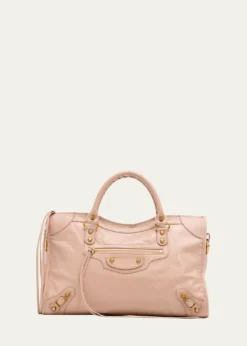 BalenciagaLe City Medium Leather Top-Handle Bag