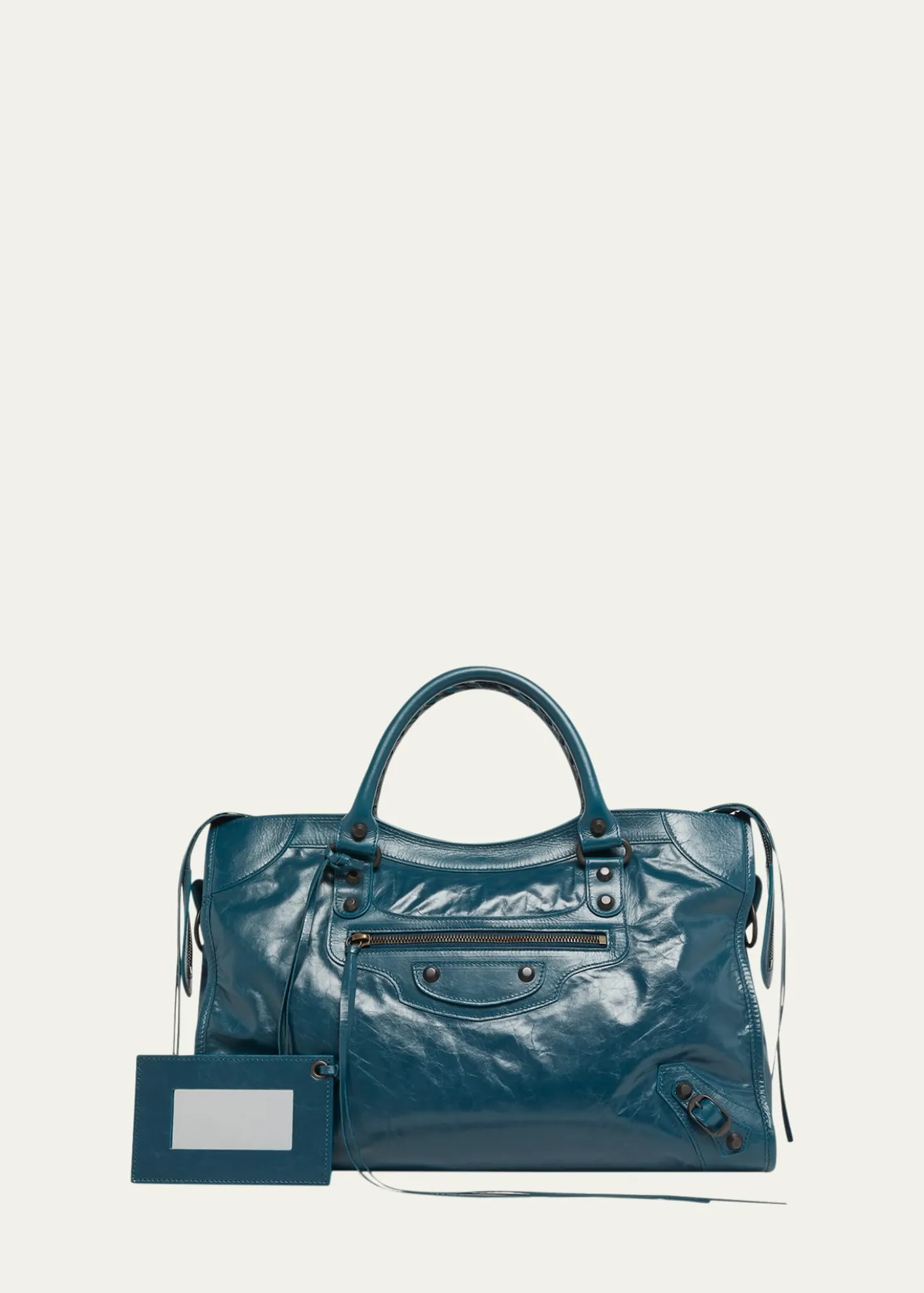 BalenciagaLe City Medium Leather Tote Bag