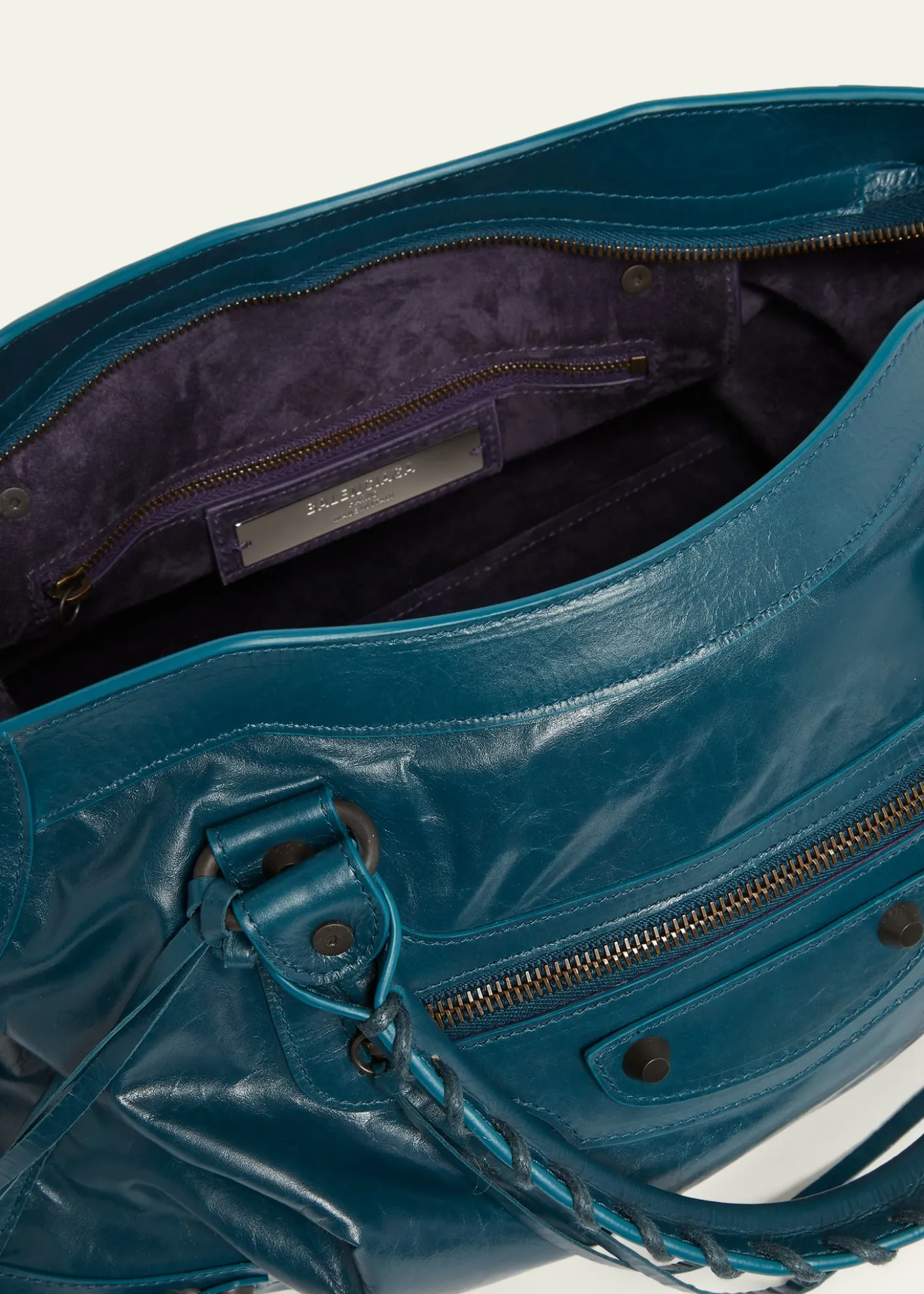 BalenciagaLe City Medium Leather Tote Bag