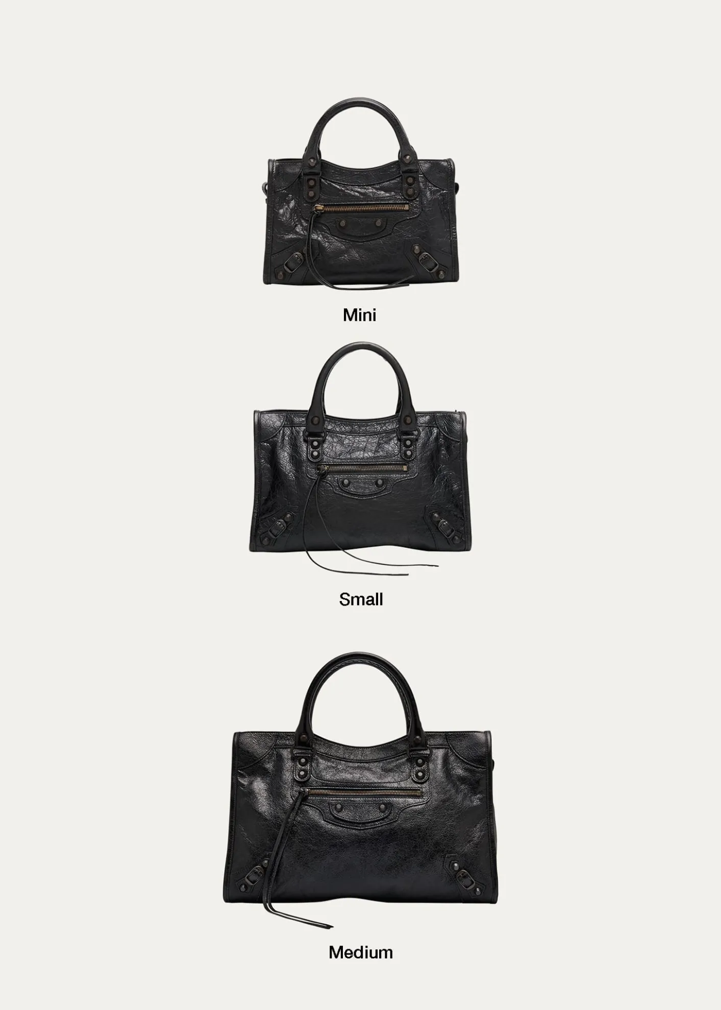 BalenciagaLe City Mini Leather Top-Handle Bag