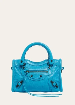 BalenciagaLe City Nano Leather Top-Handle Bag
