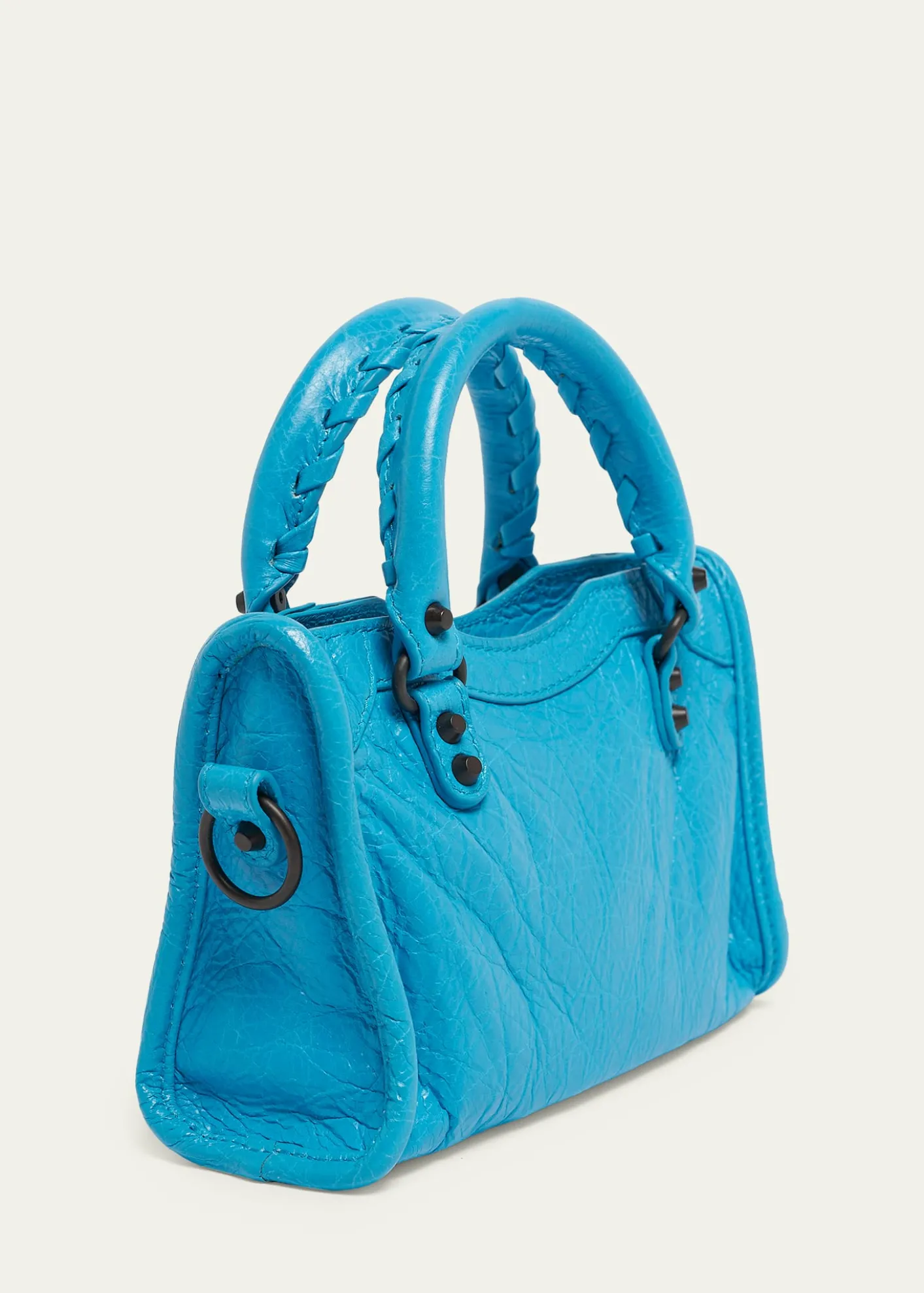 BalenciagaLe City Nano Leather Top-Handle Bag