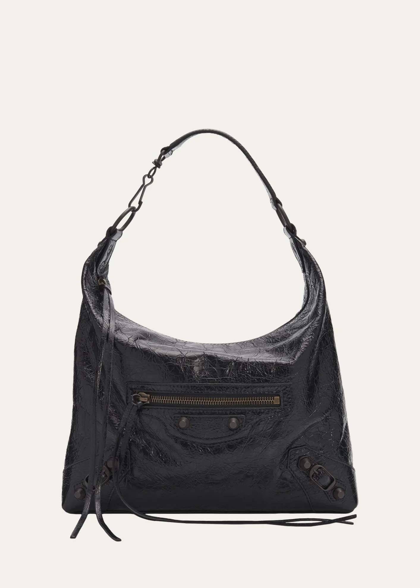 BalenciagaLe City Small Leather Hobo Bag