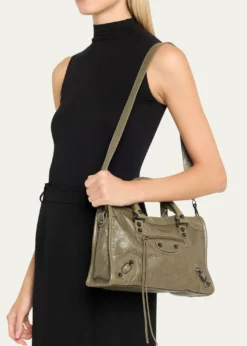 BalenciagaLe City Small Leather Top-Handle Bag